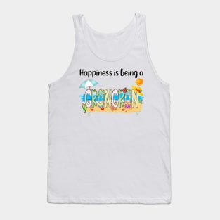 Happiness Is Being A Grangran Summer Beach Happy Mother's Day Tank Top